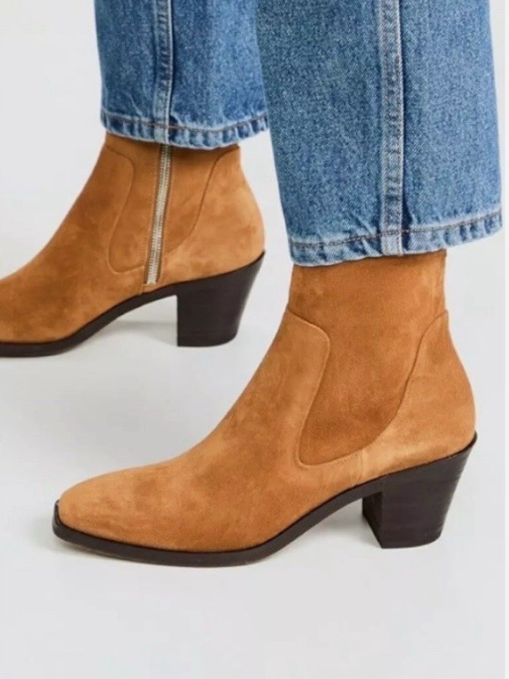 Rag and Bone Axel Mid booties in Cognac